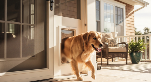 Yes, There Is a Dog Door for Screen Doors | Hale Pet Door