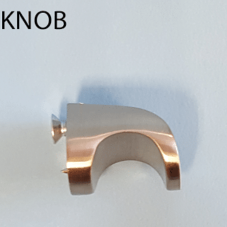 Hale Pet Door Knob - installed view
