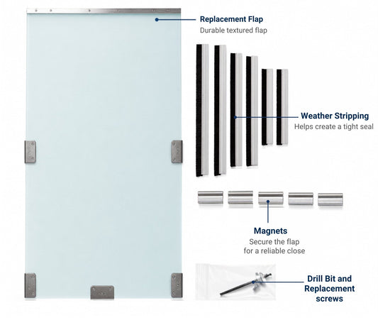 Pet Door Replacement Flap Kits